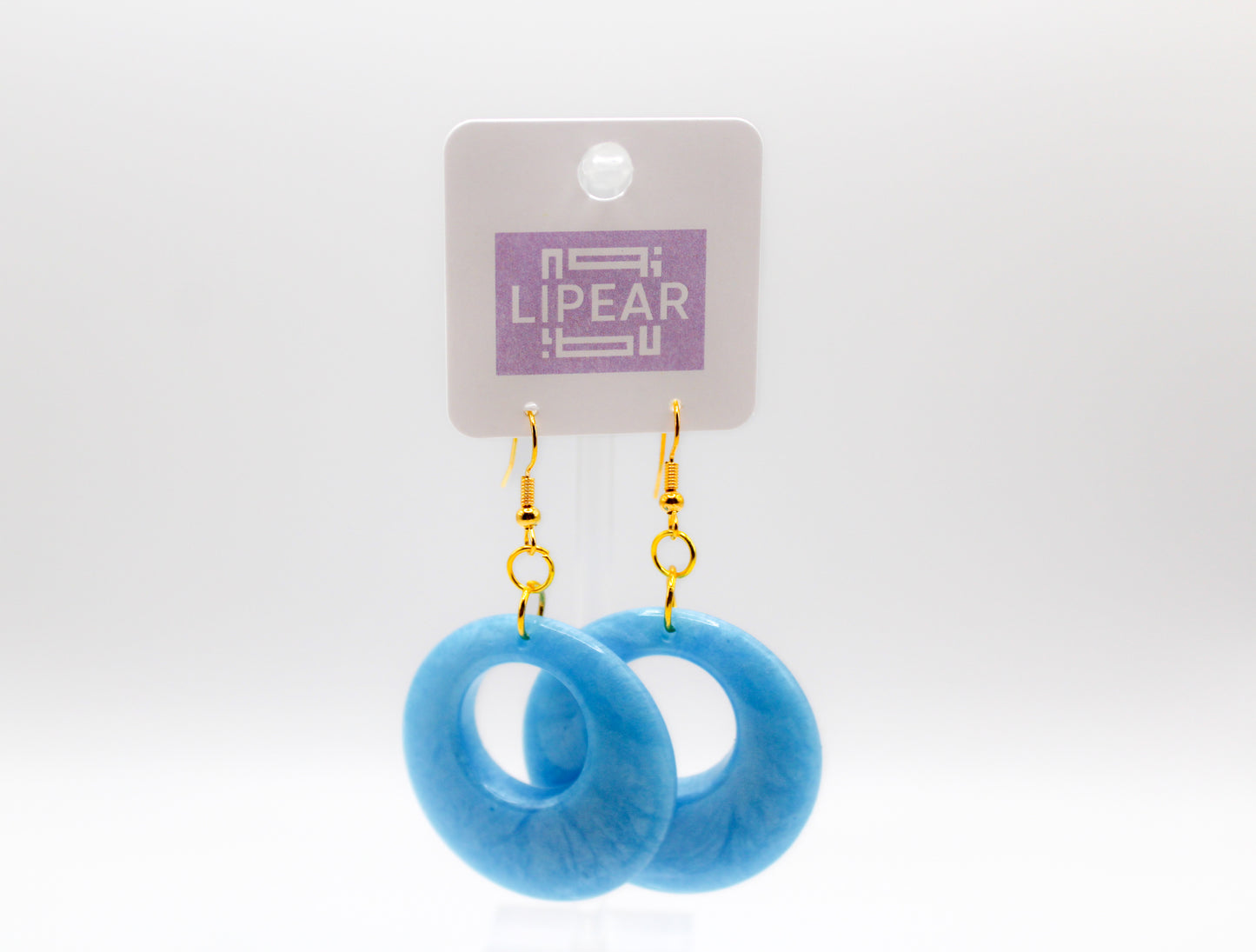 wavyblue earrings