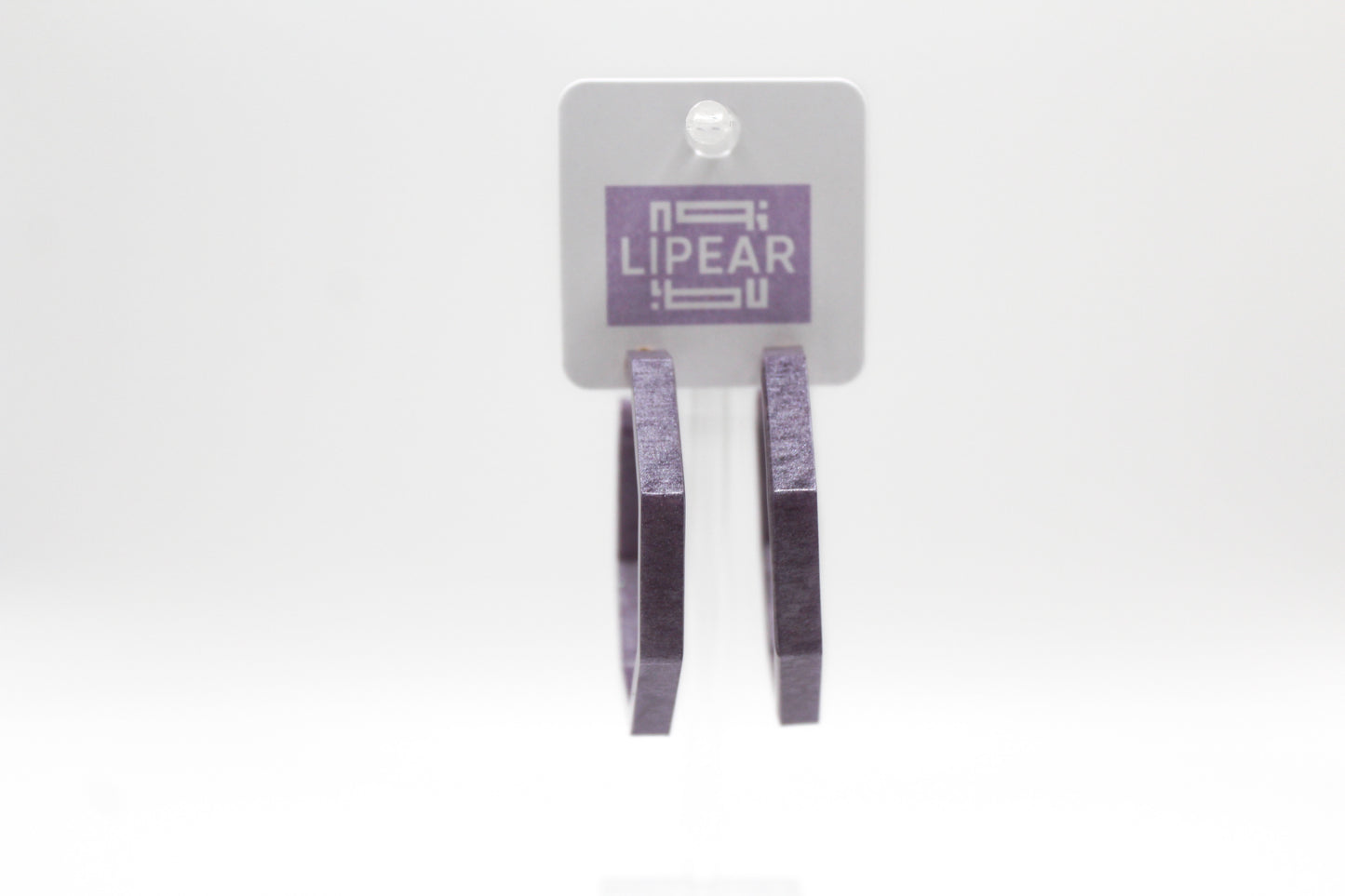 pebblebeachpurple earrings