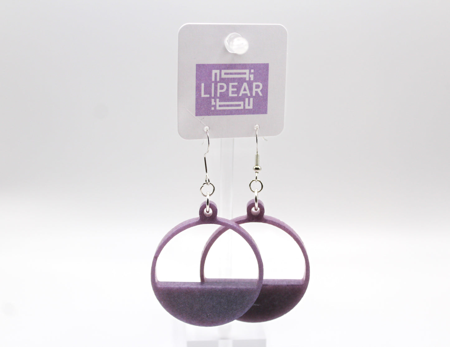 pebblebeachpurple earrings