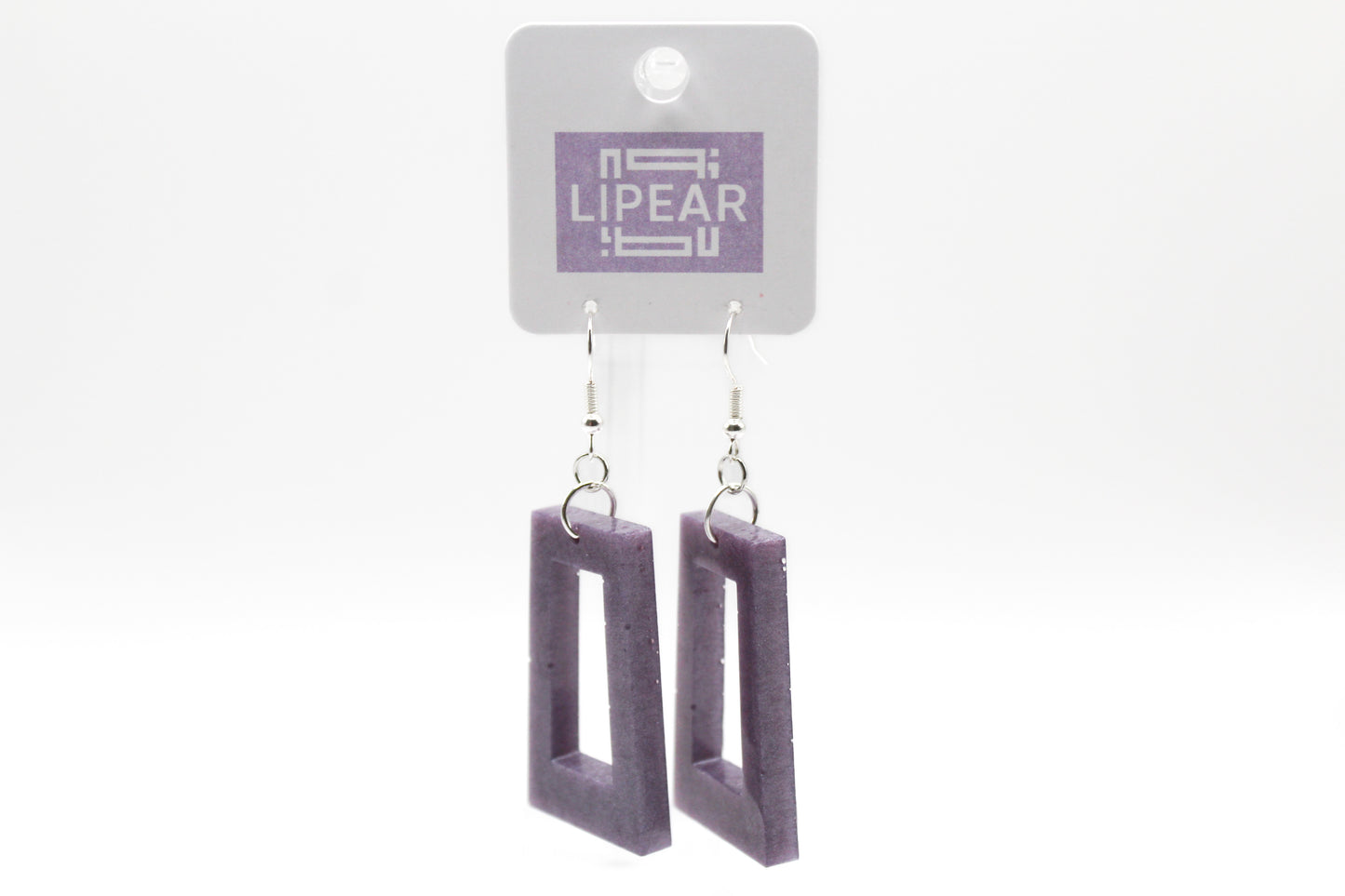 pebblebeachpurple earrings